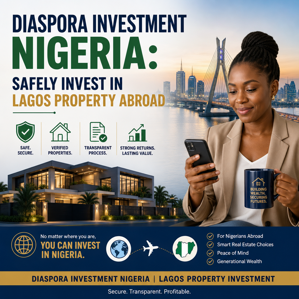 Nigerians abroad discussing safe Lagos property investment and diaspora investment opportunities