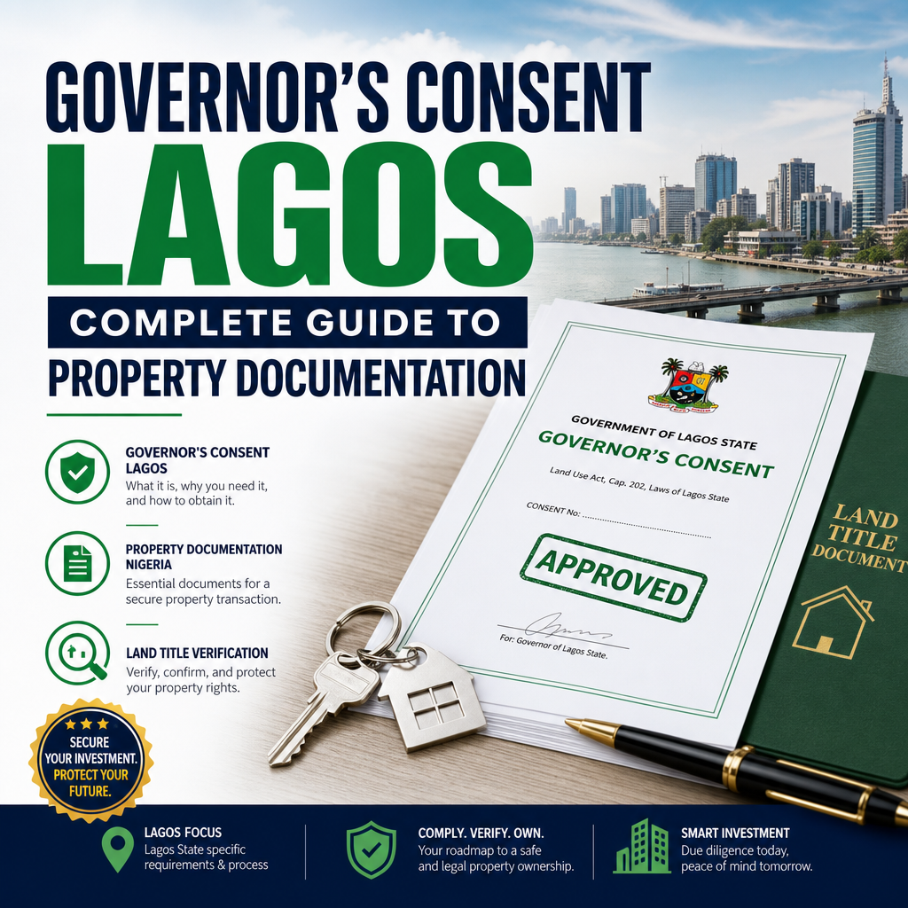 Illustrated guide to Governor’s Consent Lagos for property documentation and land title verification