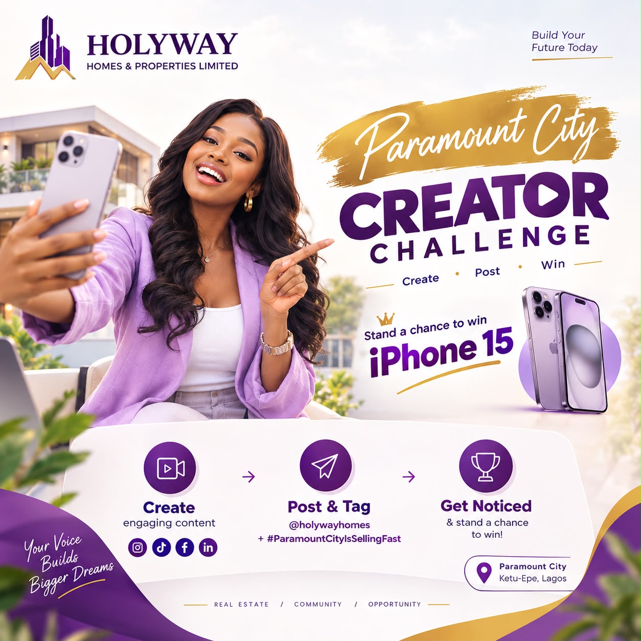 Paramount City Creator Challenge - Win iPhone 15
